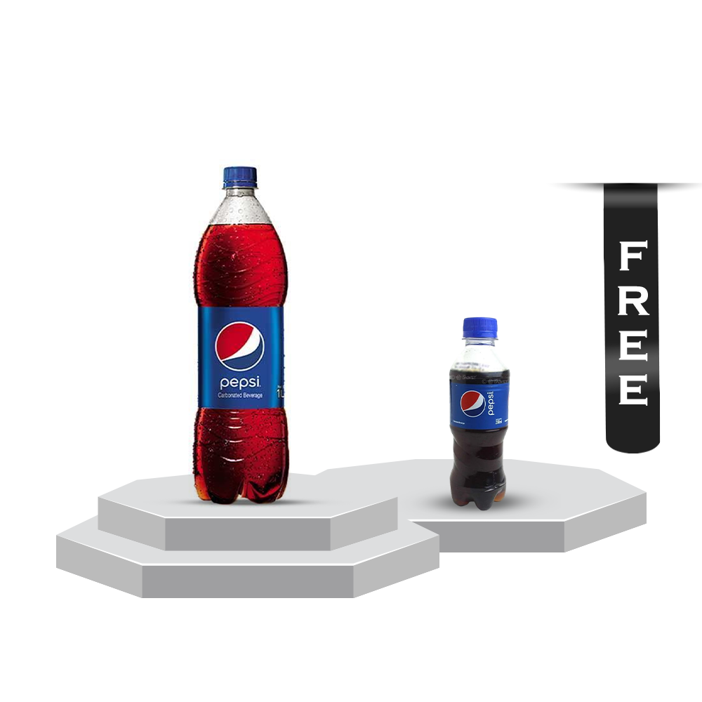 Pepsi - 1 Liter with Pepsi - 250ml Free