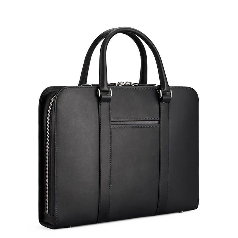 SSB Leather Carl Executive Bag - Black - SB-LB405