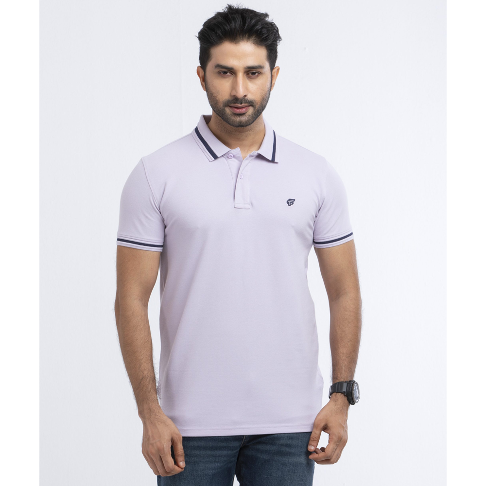 Fiona Cotton Polo for Men - Light Lavender - PW-05