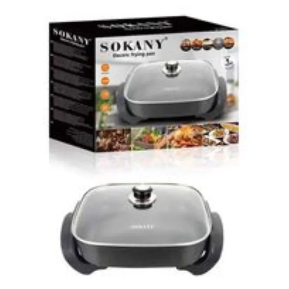 Sokany SK-2005 Electric Non-Stick Frying Pan - 1500 Watts - Black